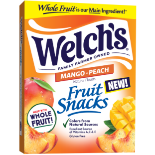 Welch's  Fruit Snacks  Mango-Peach