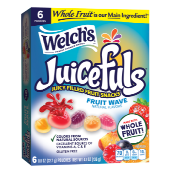 Welch's  Juicefuls  Juicy Filled Fruit Snacks  Fruit Wave