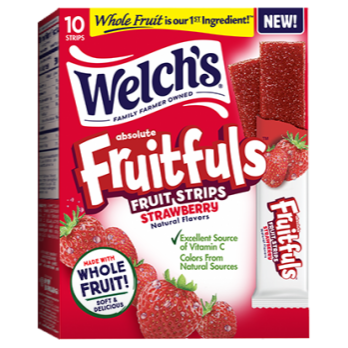 Welch's  Absolute Fruitfuls  Fruit Strips Strawberry